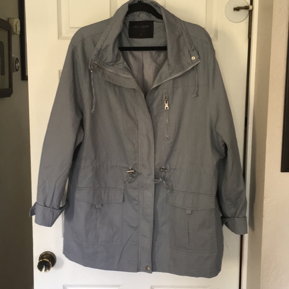 Drawstring-waist Utility jacket - Picture 2 of 8